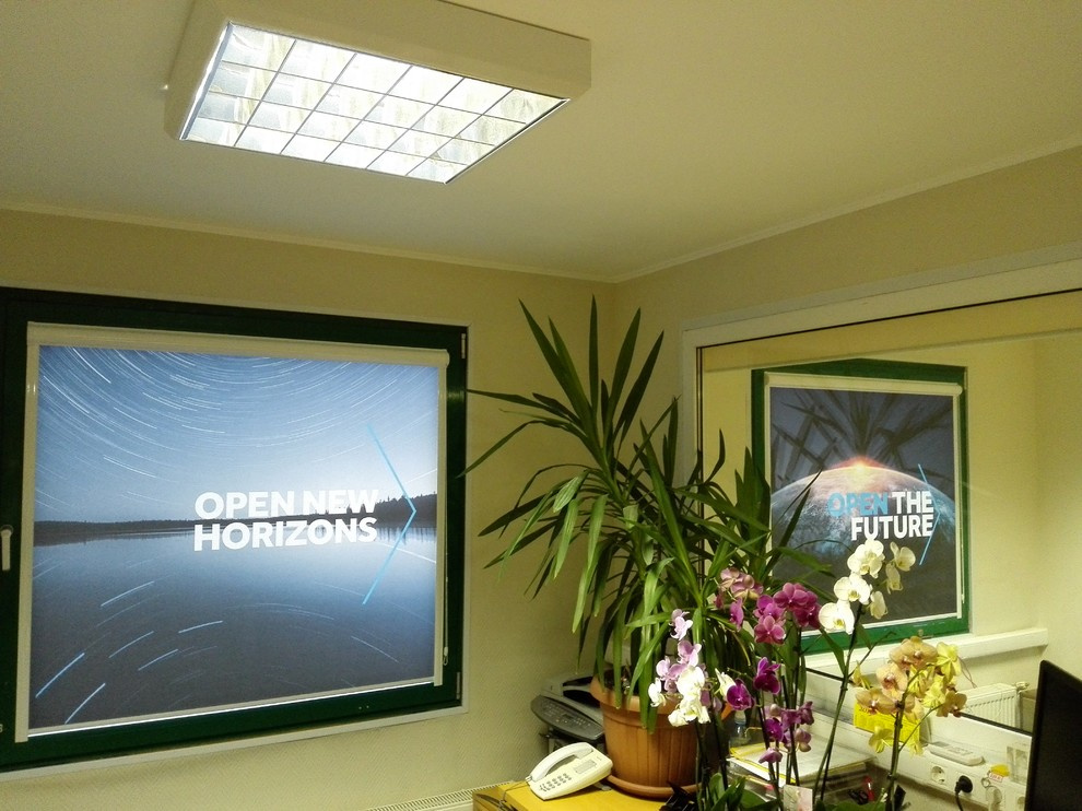 Smurfit Kappa, г. Всеволожск - рулонные шторы с латексной фотопечатью