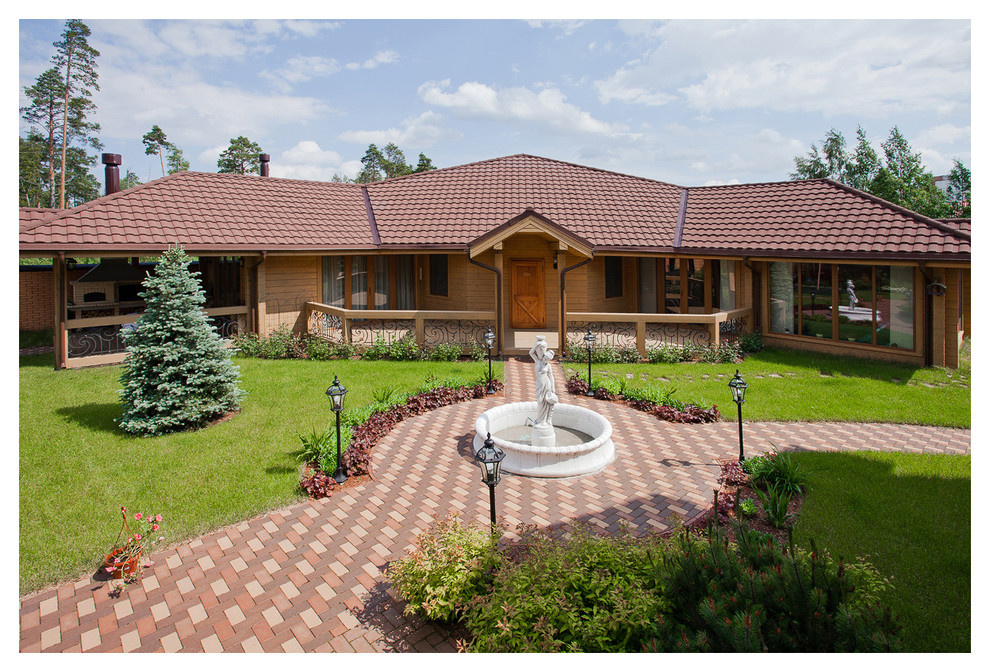 Баня с бассейном