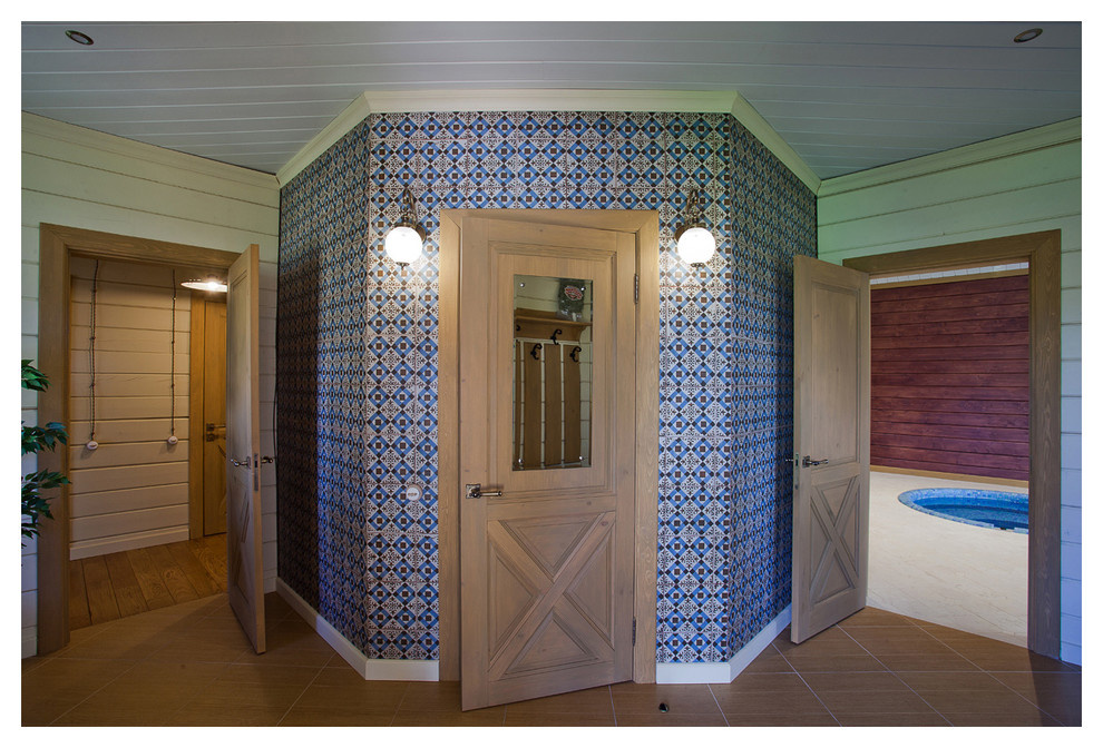 Баня с бассейном