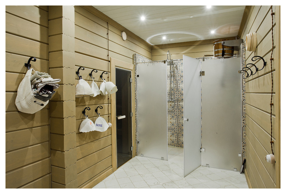 Баня с бассейном