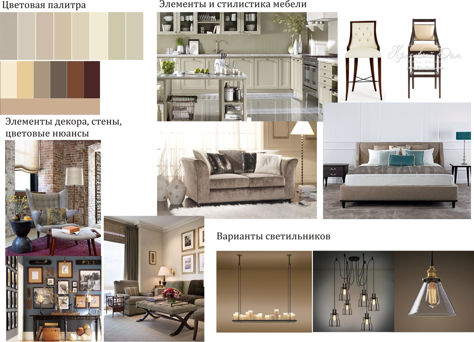 Коллажи и концепции