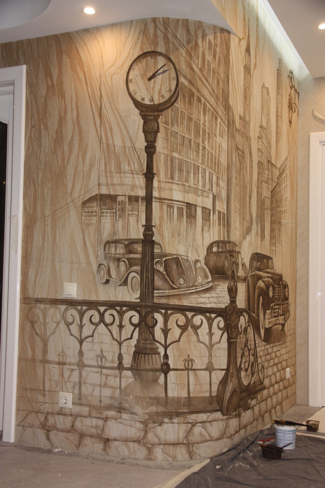 Роспись стен в интерьере