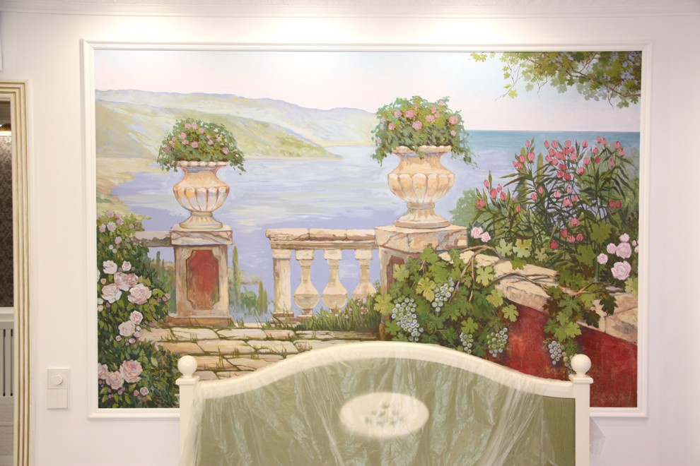 Роспись стен в интерьере