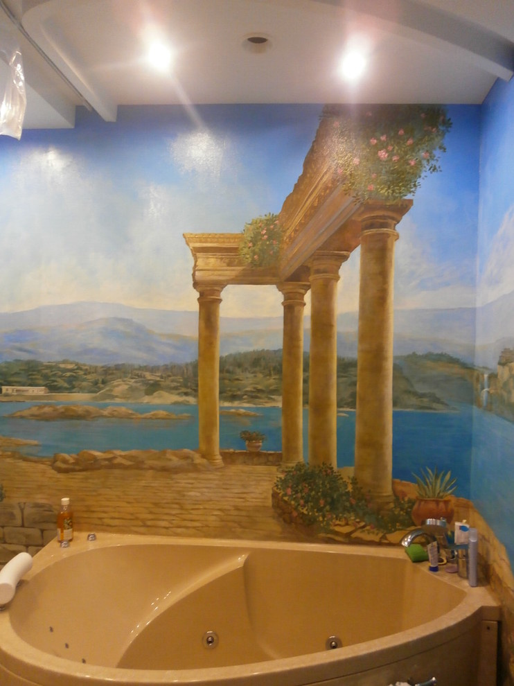 Роспись стен в интерьере