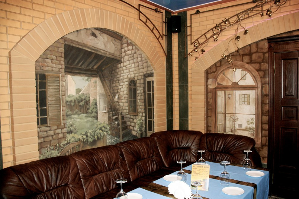 Роспись стен в интерьере