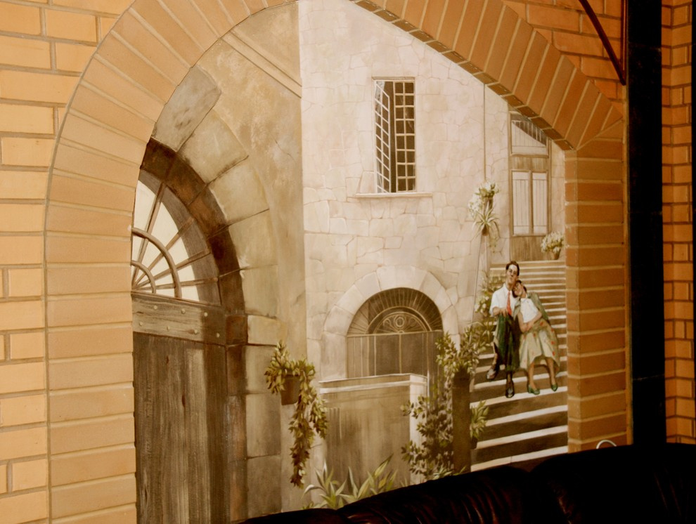 Роспись стен в интерьере