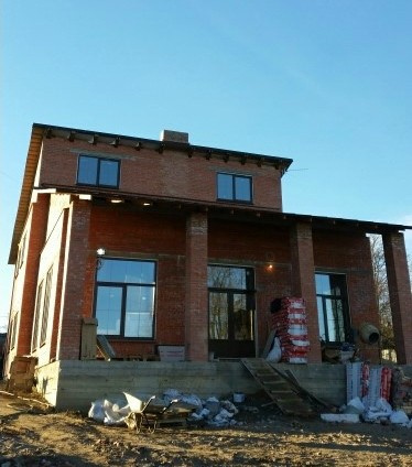 Кирпичный дом в поселке Большие горки 246 м2