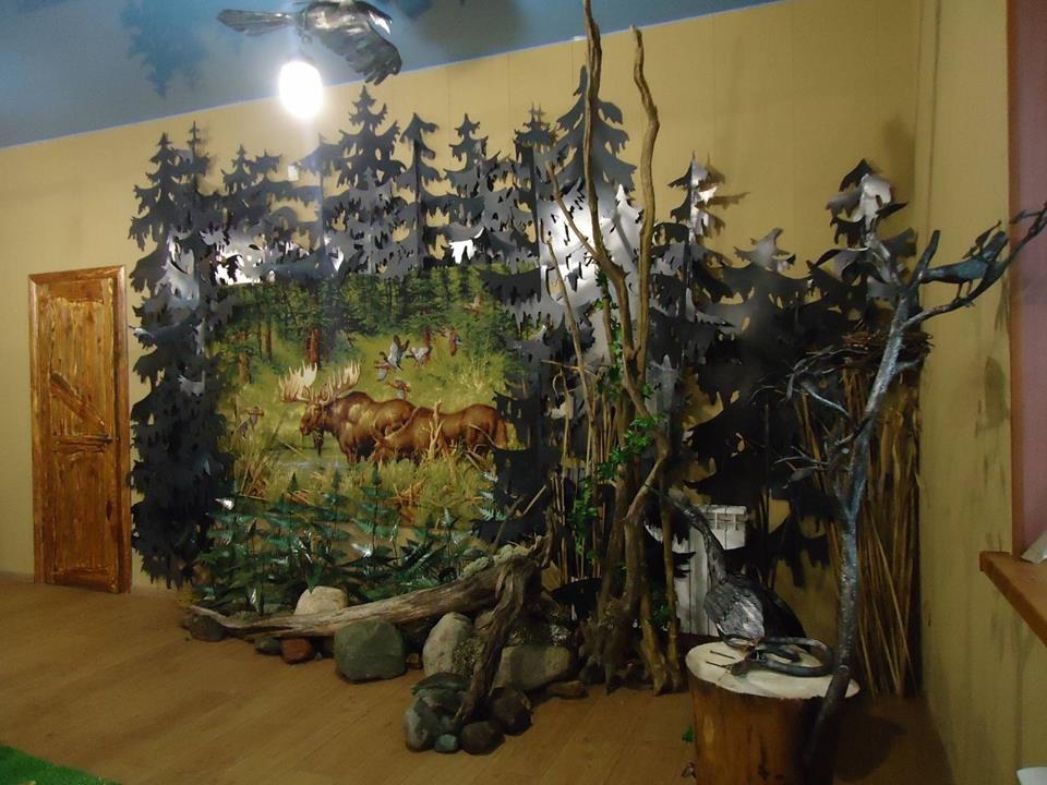 Декор интерьера для музея  дерева и металла "Лес-чудодей"