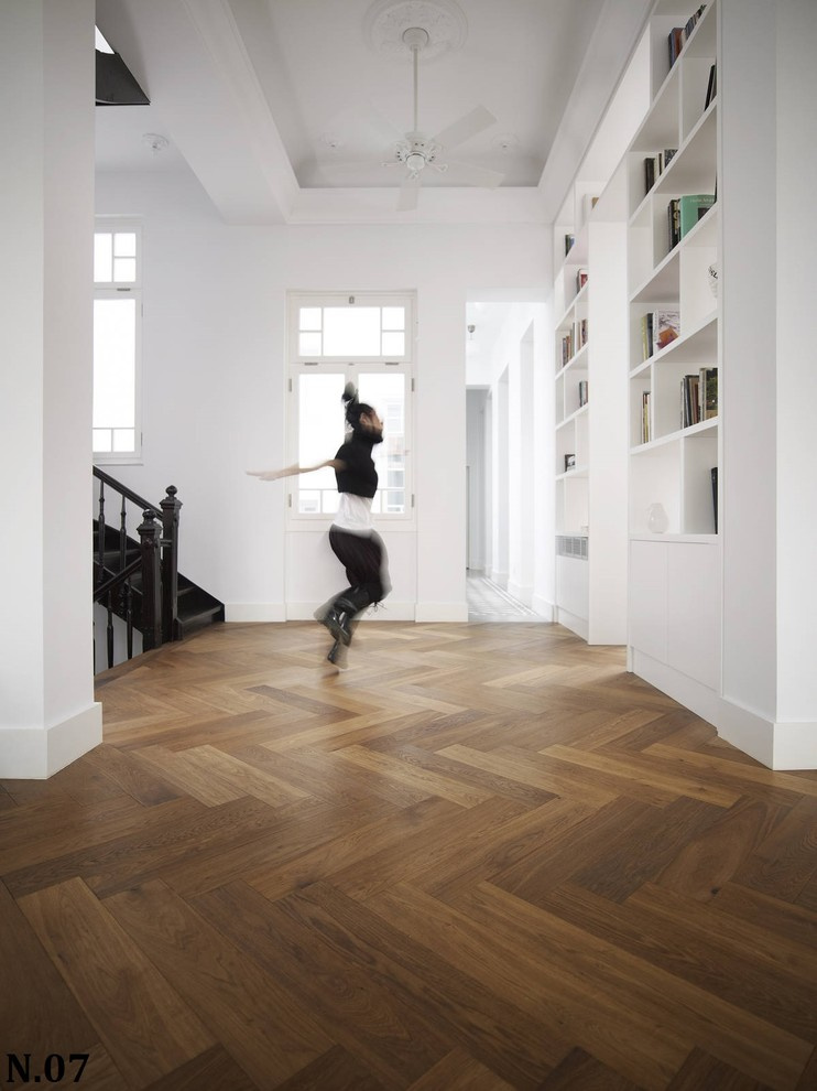 Пол в частном доме, инженерная доска DENNEBOS FLOORING, цвет N.07