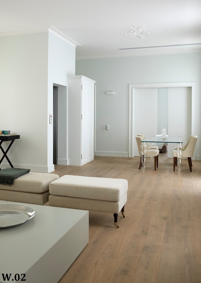 Пол в частном доме, инженерная доска DENNEBOS FLOORING, цвет W.02