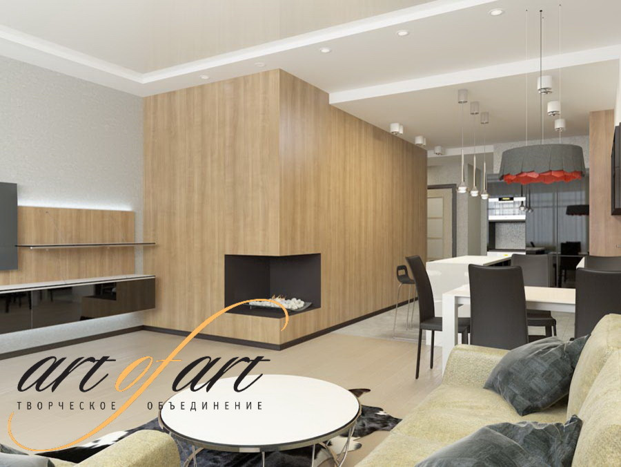 Дизайн интерьера квартиры в ЖК Триколор г. Москва