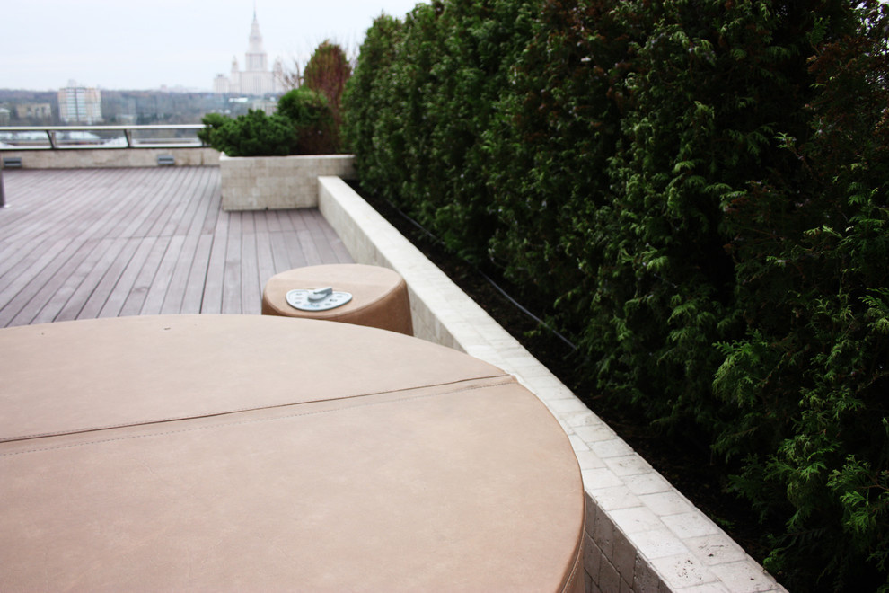 Автополив на крыше ул. Мосфильмовская