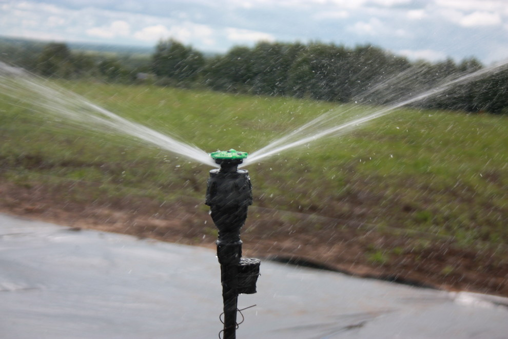 Автополив в питомнике Осётр в Тульской области д. Махринские выселки