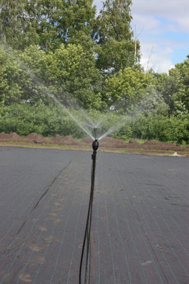 Автополив в питомнике Осётр в Тульской области д. Махринские выселки