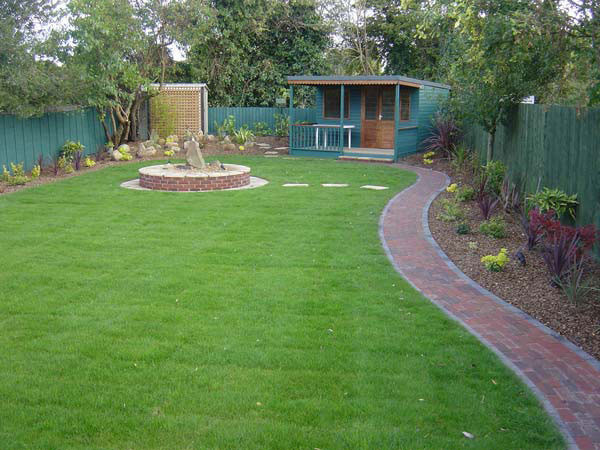 задний двор