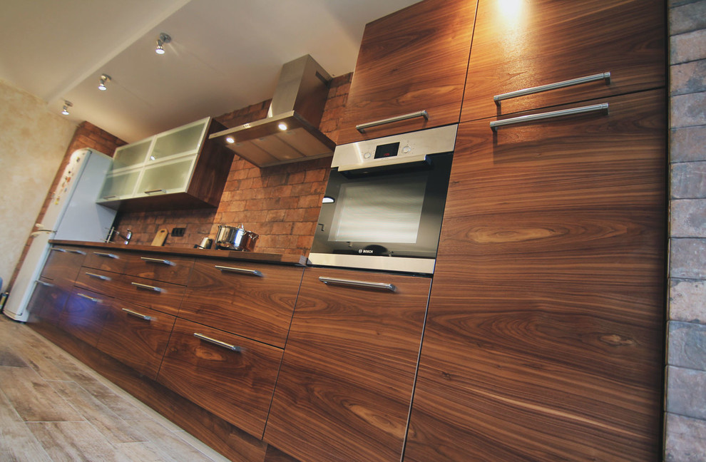 Кухня из американского ореха American walnut kitchen