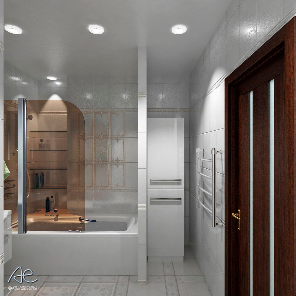 Ванная комната в 3х-комнатной квартире