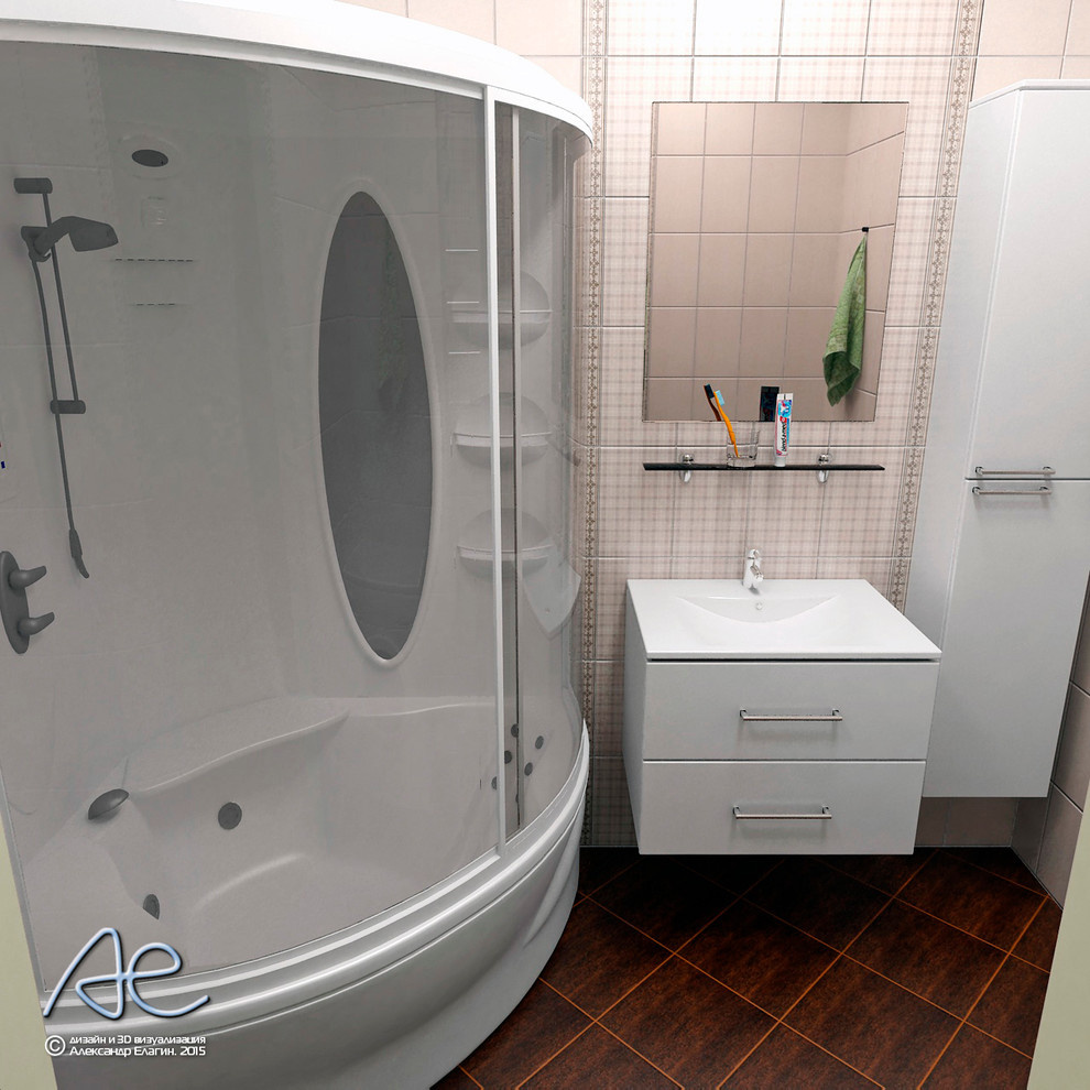 Ванная комната в 2х-комнатной квартире