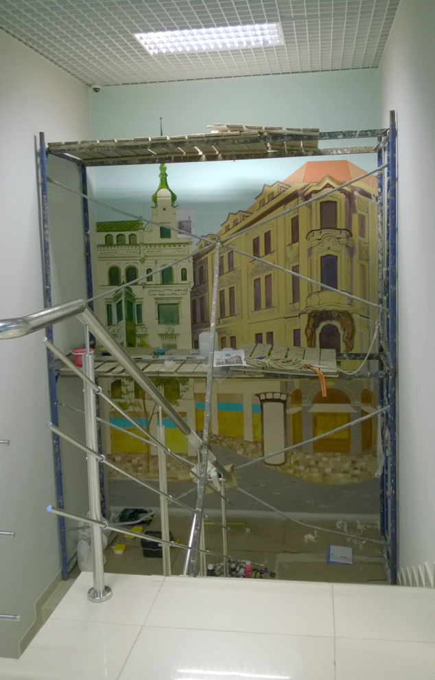 Обложка проекта: Роспись, строительная компания "Прага"