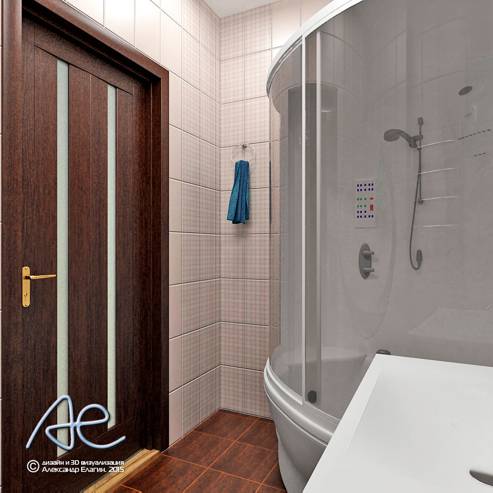 Ванная комната в 2х-комнатной квартире