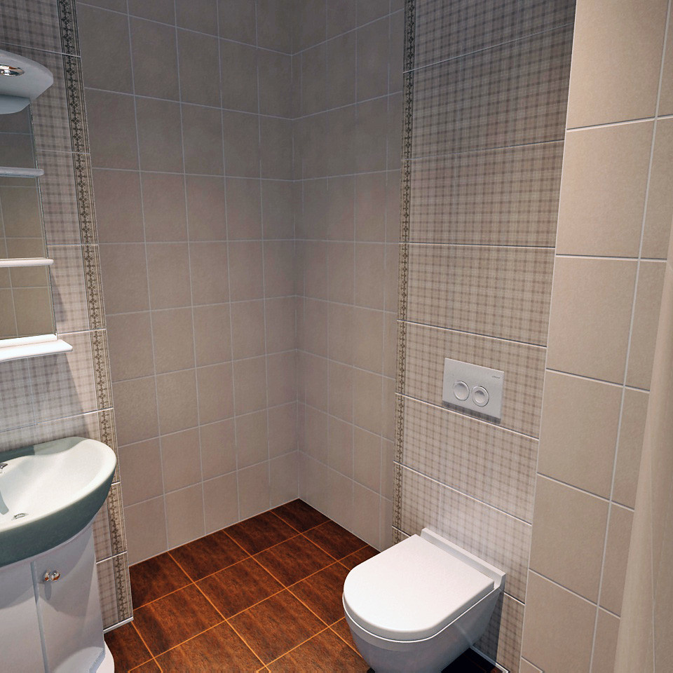 Ванная комната в 2х-комнатной квартире