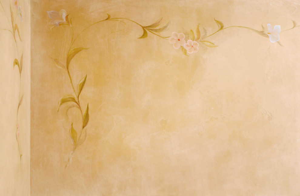 Деталь. Декоративное покрытие и роспись.