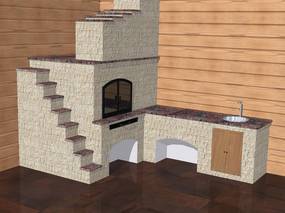 Печь в доме