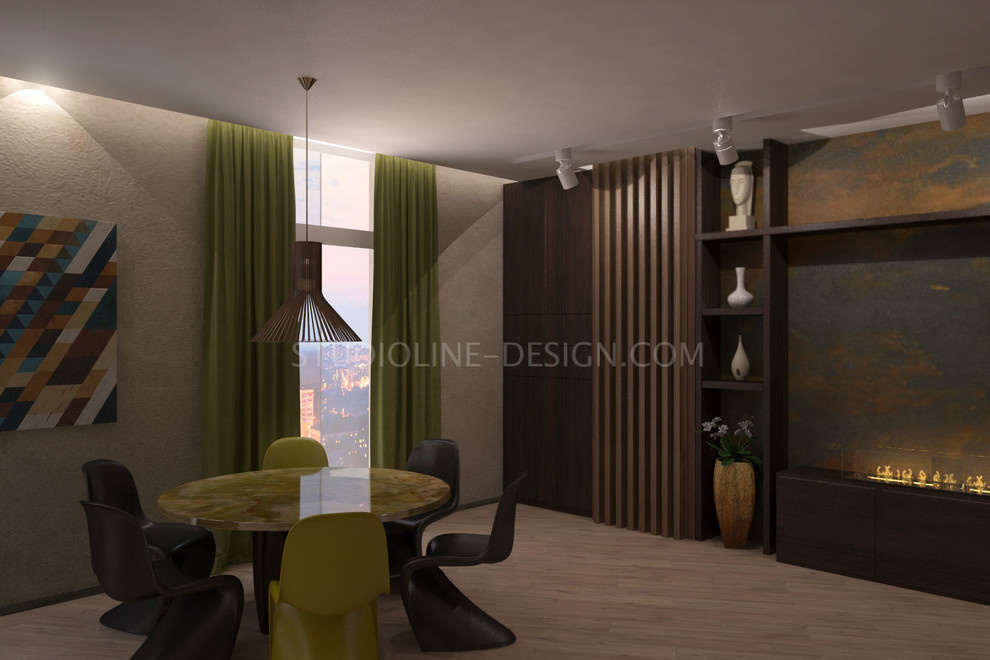 Дизайн 3-хкомнатной квартиры для холостяка