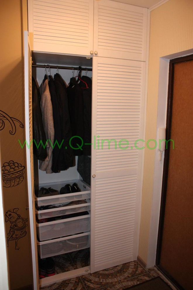 Жалюзийные створки в нишу . Однокомнатная квартира в алтуфево