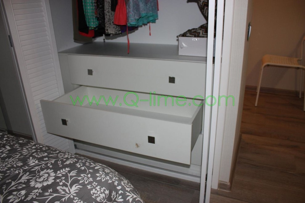 Жалюзийные створки в нишу . Однокомнатная квартира в алтуфево