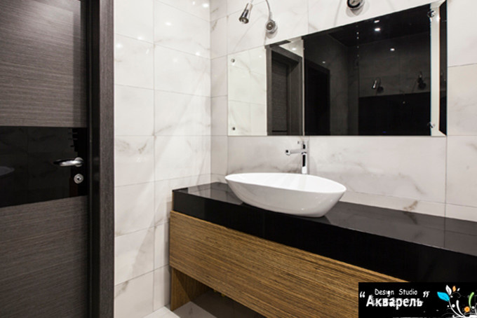 Реализованный интерьер квартиры в современном стиле - "Утренний туман"