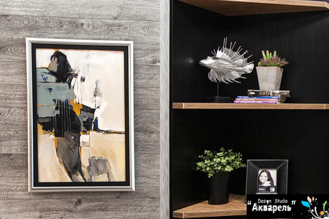 Реализованный интерьер квартиры в современном стиле - "Утренний туман"