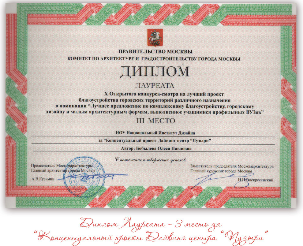 Дипломы