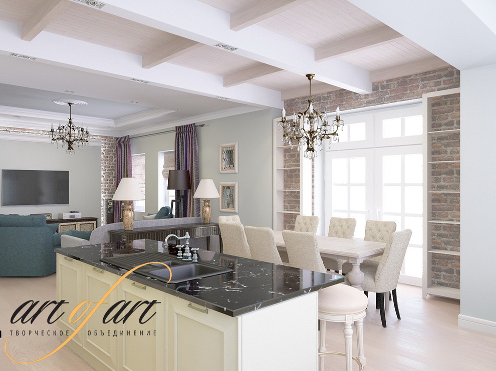 Дизайн проект интерьера частного дома в п. Бристоль