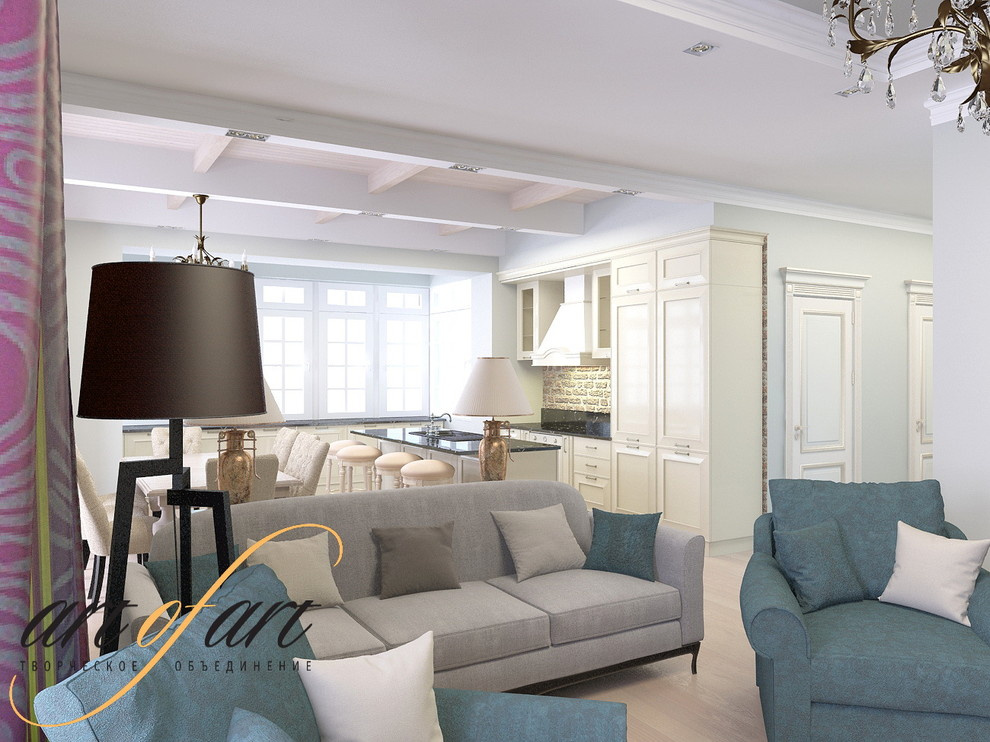 Дизайн проект интерьера частного дома в п. Бристоль