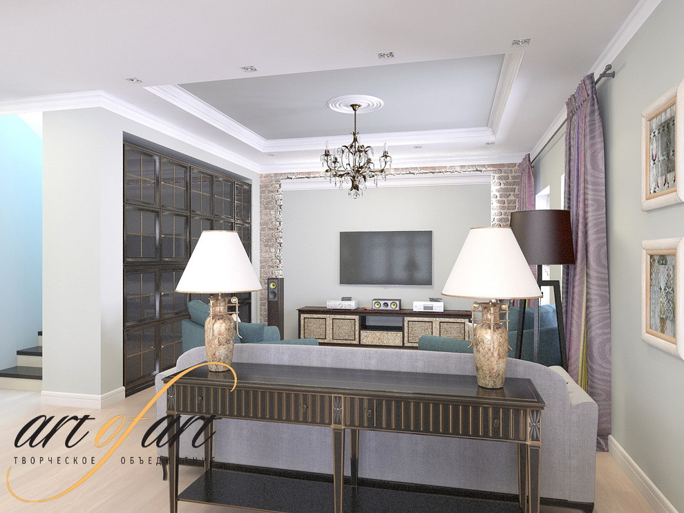 Дизайн проект интерьера частного дома в п. Бристоль