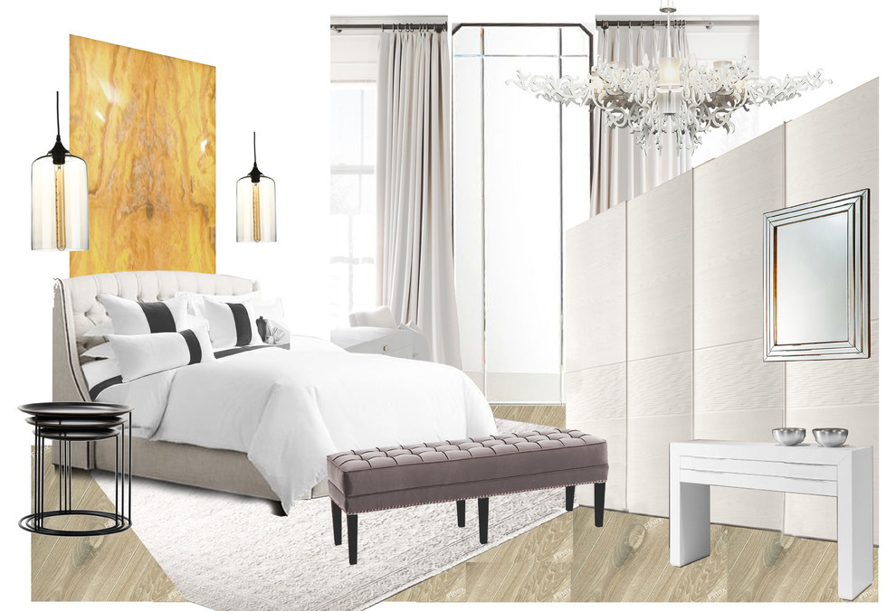 Коллаж спальни