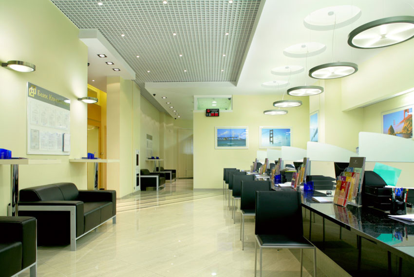 Интерьер банка
