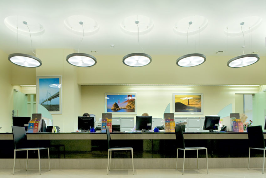 Интерьер банка