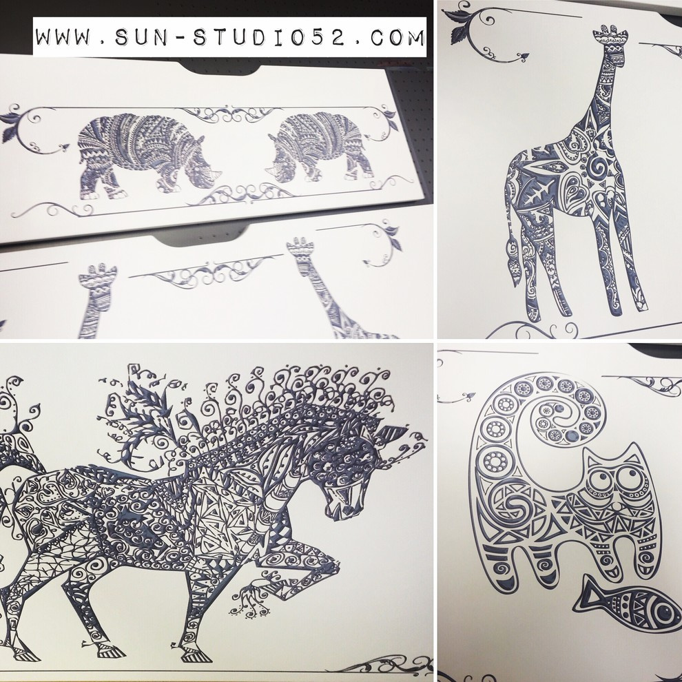 Мебельные фасады в стиле "animals"