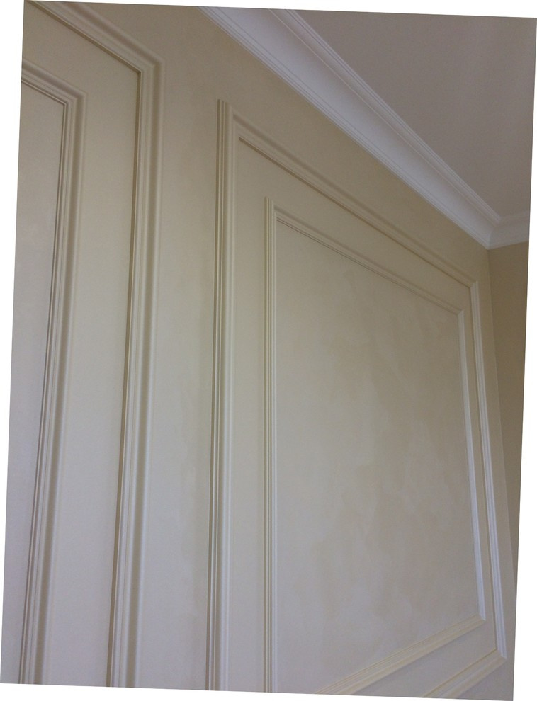 Декоративная штукатурка с эффектом шелка в частной квартире