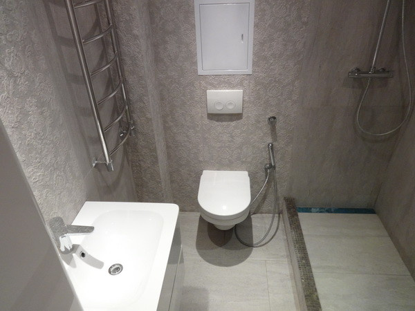 Обложка проекта: Ванная с душевой кабиной