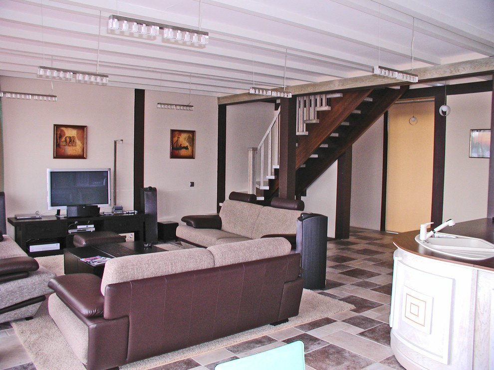 Фахверковый дом на воде (дебаркадере)