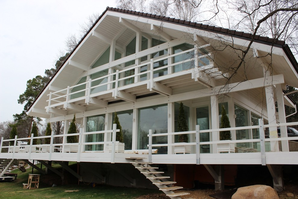 Проект "Да Винчи" - фахверковый дом на рельефе