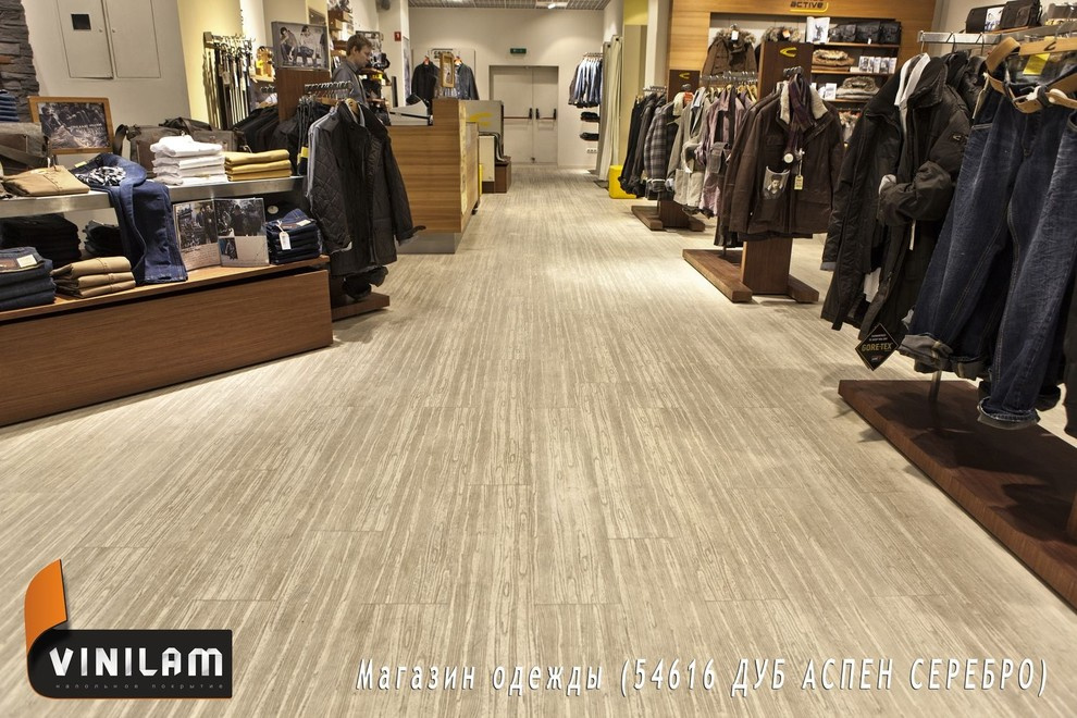 Напольное покрытие VINILAM в дизайн проектах