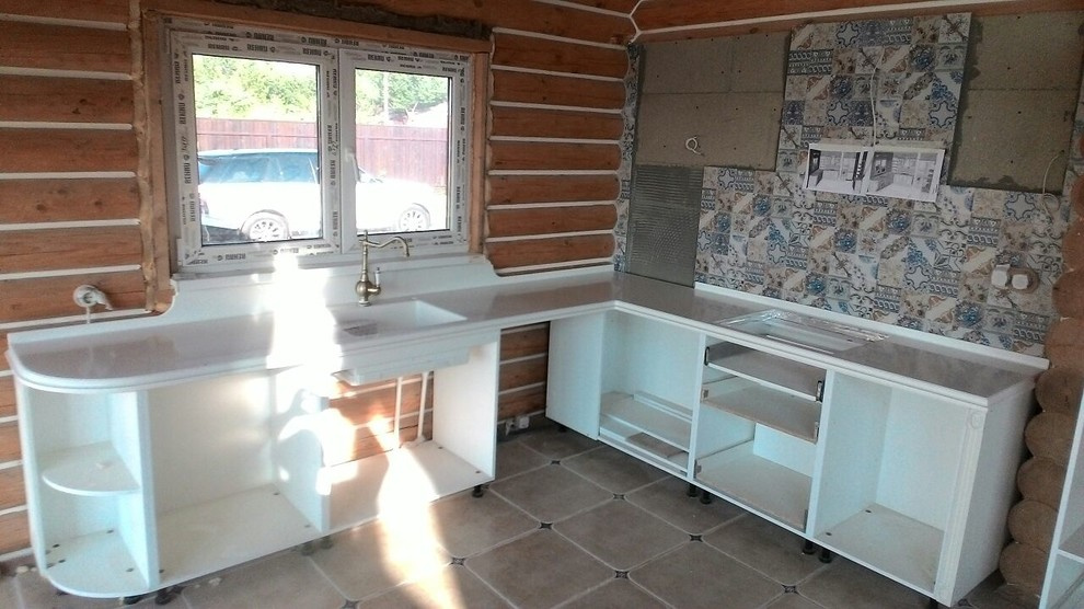 Столешница из бюджетного акрилового камня