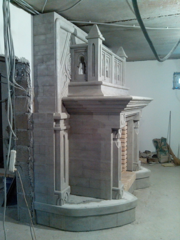 Проект 1 Камин Русская готика.