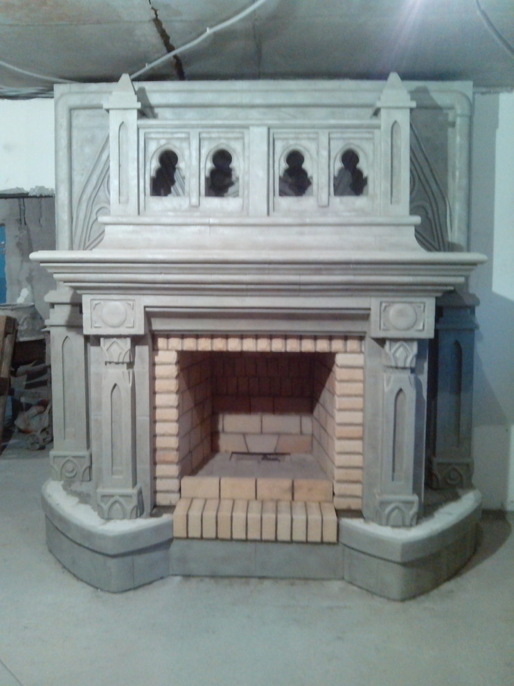 Проект 1 Камин Русская готика.