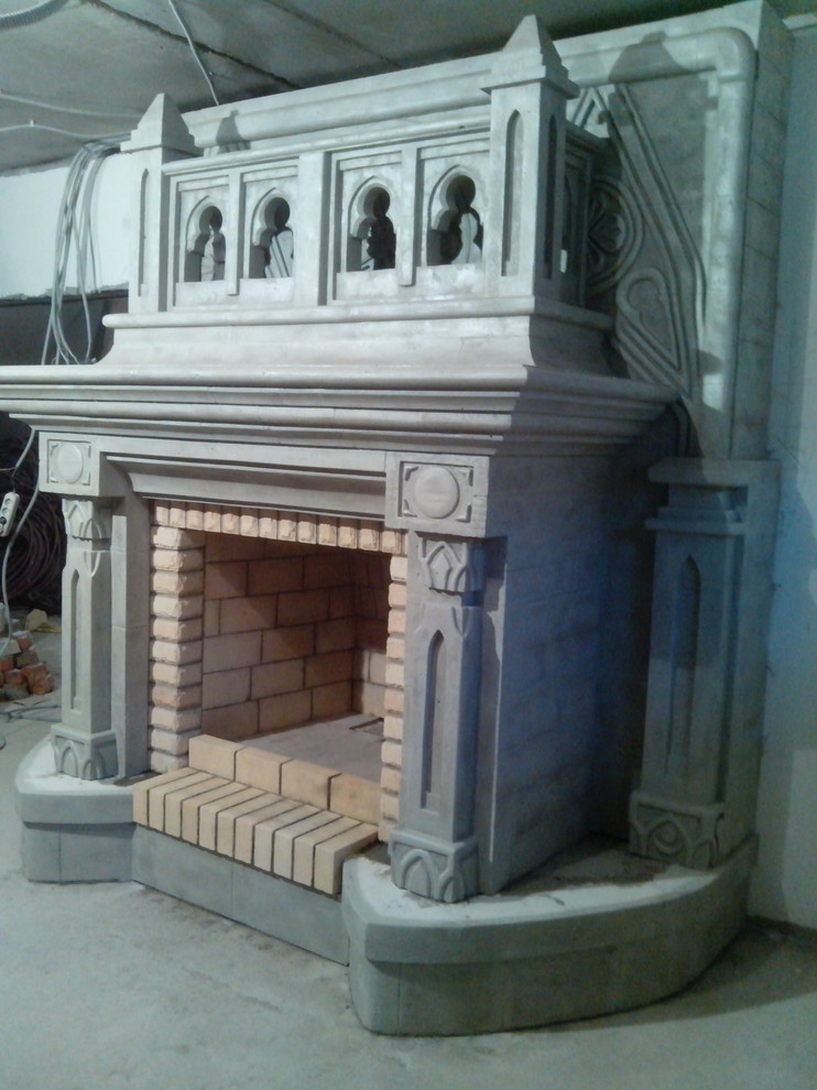 Проект 1 Камин Русская готика.