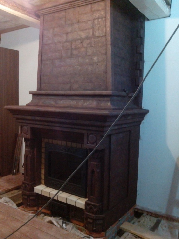 Проект 1 Камин Русская готика.